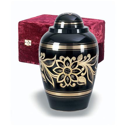 Ebony Bouquet Urn