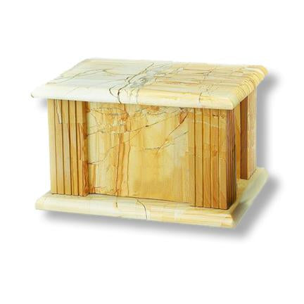 TeakWood Grain Rectangle Urn